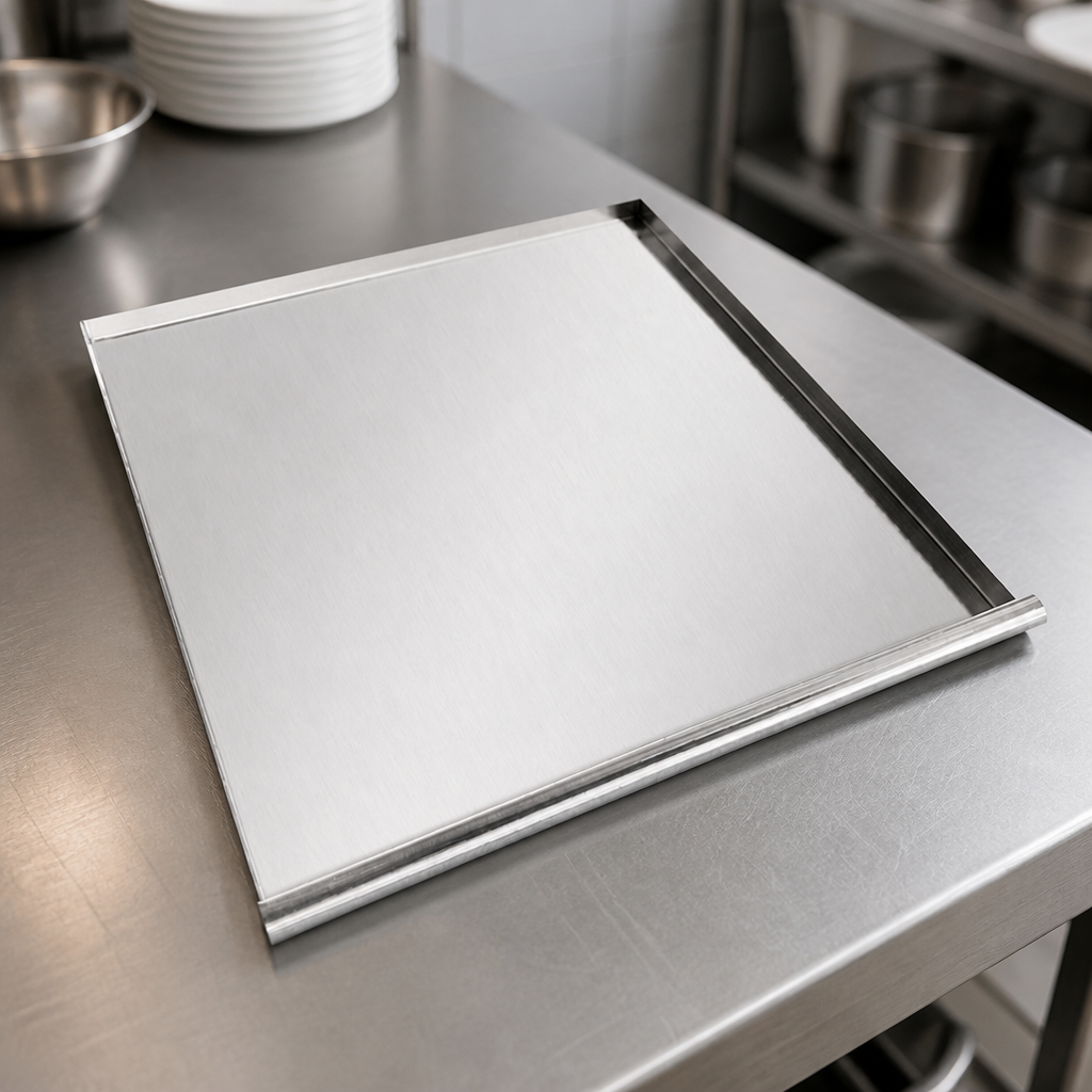 Commercial Stainless Steel Drip Tray for Crepe Maker 400mm