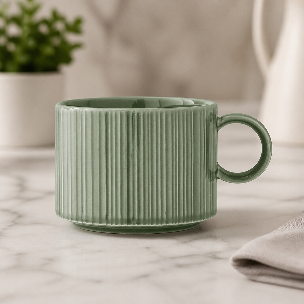 Commercial Tea Cups 340ml Pack of 12 Durable Porcelain