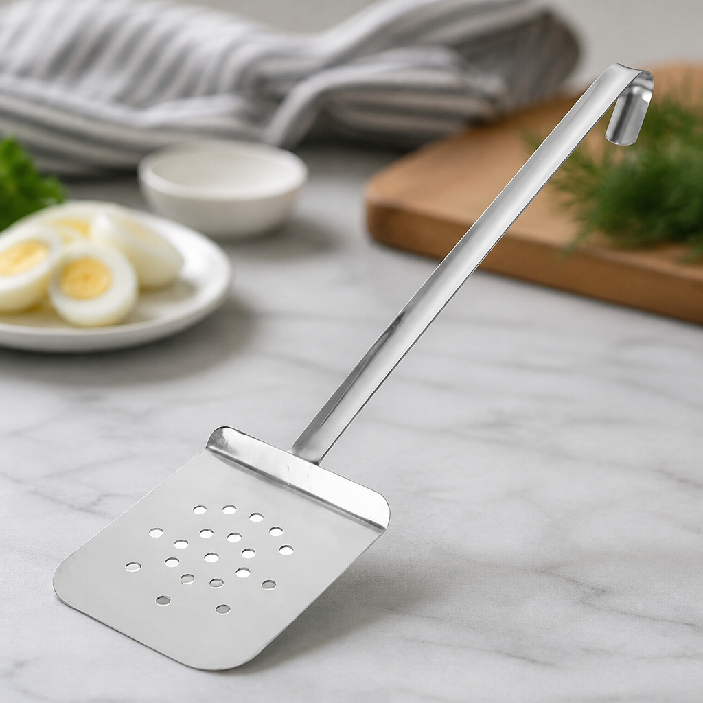 Commercial Stainless Steel Fish and Egg Slice Lifter 90x115mm