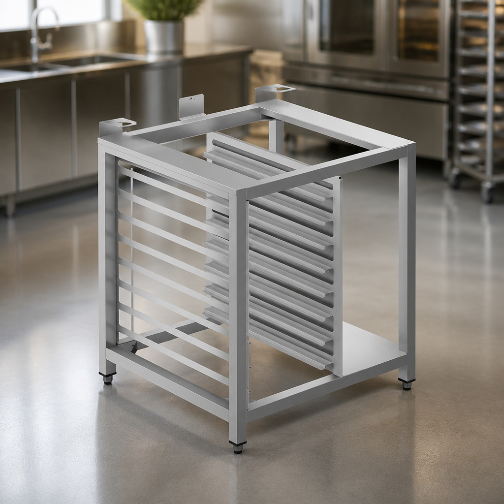 Commercial Oven Support Frame for 5 Tray Combi Steamer