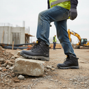 Premium All Terrain Work Boot with Steel Toe Cap, Waterproof W-Tex Lining, and Slip-Resistant Outsole - Sizes 7-13