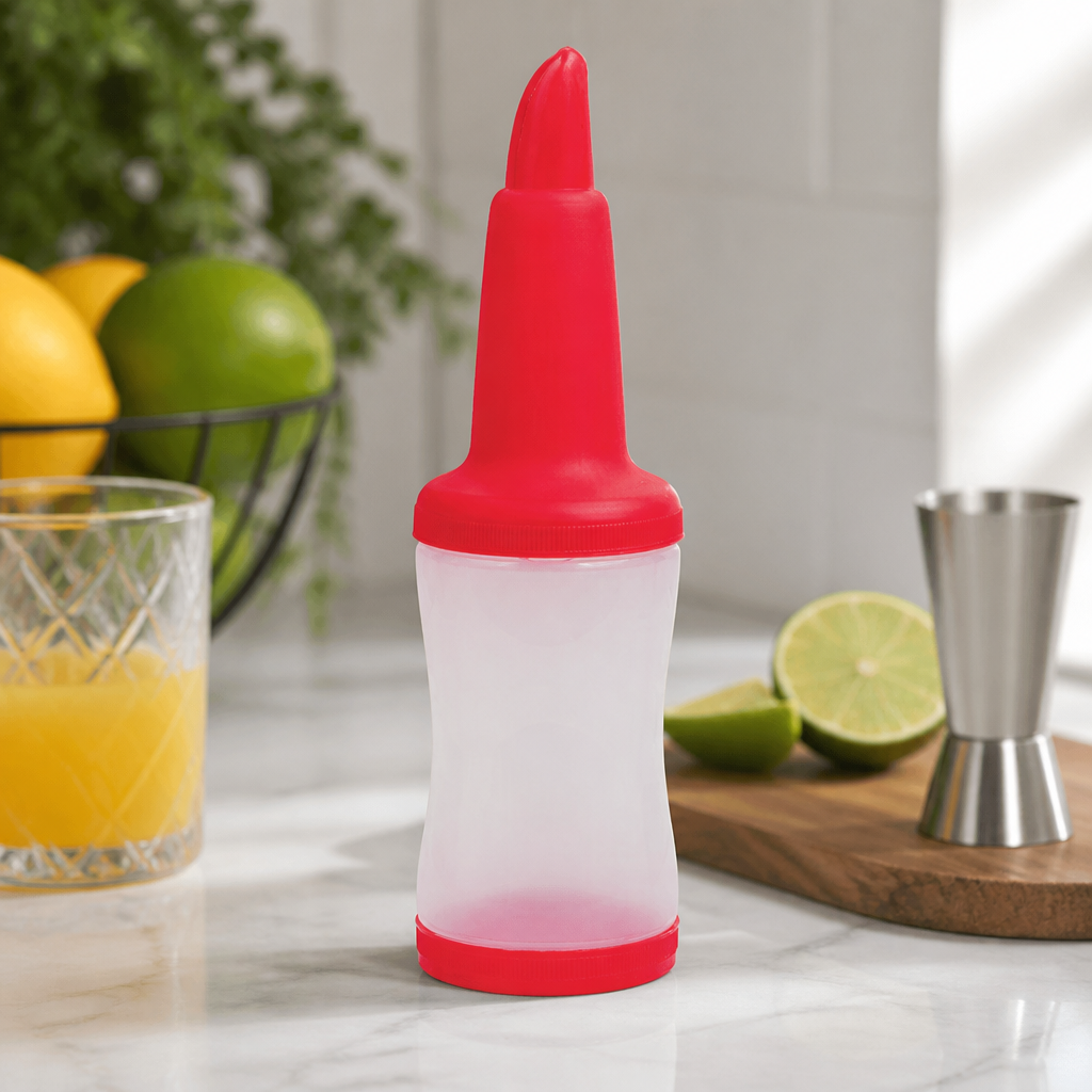 1.08Ltr Commercial Juice Pourer with Red Lid for Easy Identification