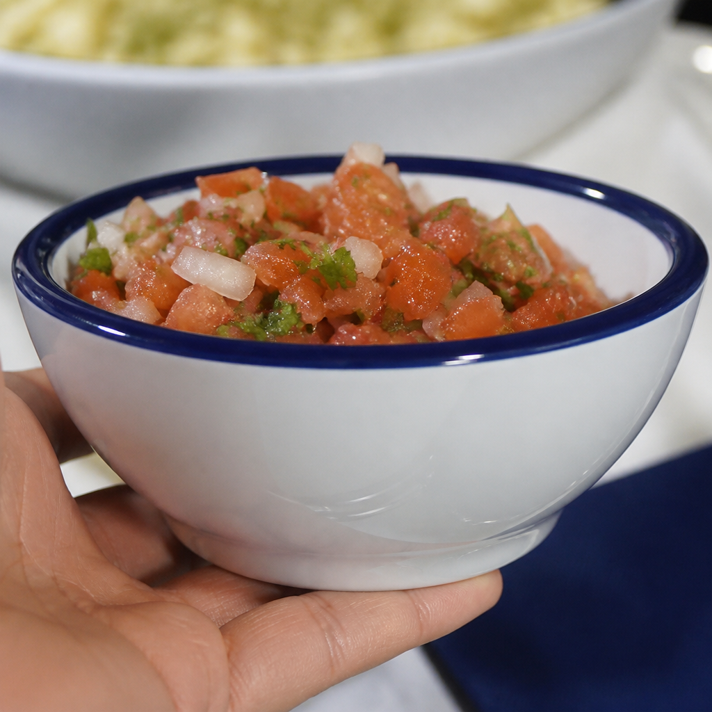 Commercial Melamine Bowl 90ml Blue 95mm Ø Serving