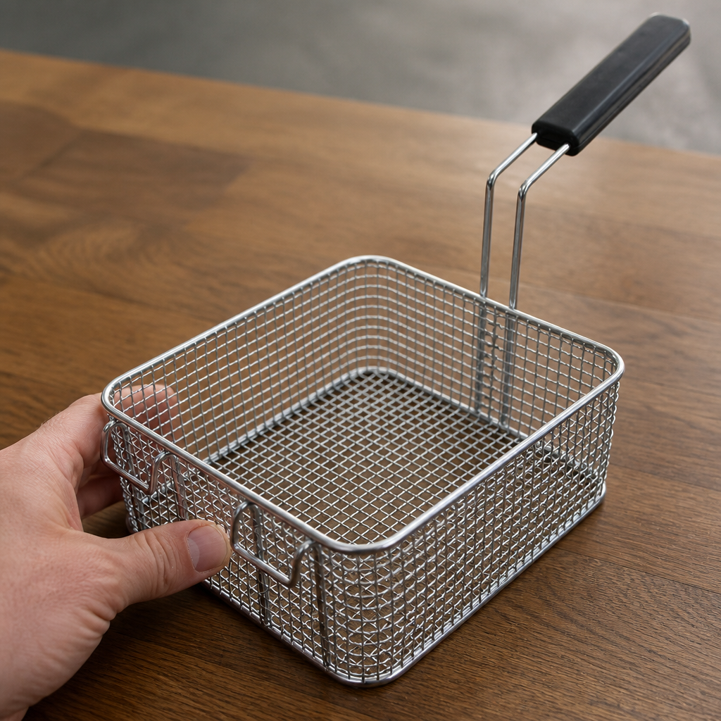 Commercial Fryer Basket for Pasta Boiler 88mm Height