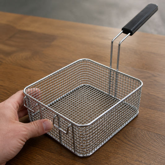 Commercial Fryer Basket for Pasta Boiler 88mm Height
