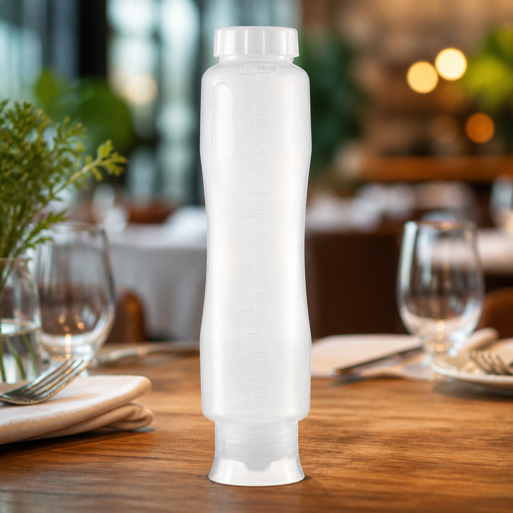 32oz Commercial Squeeze Sauce Bottle with Non-Drop Top