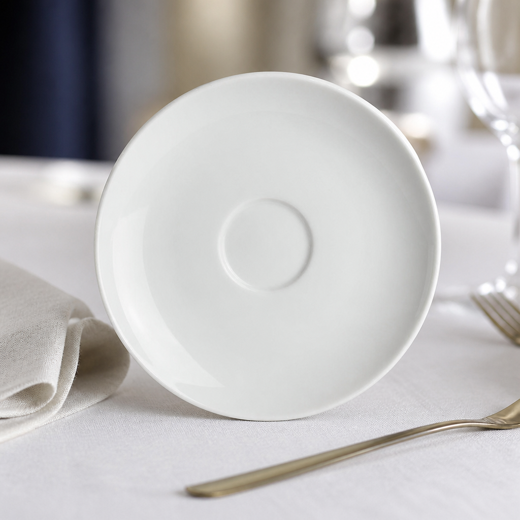 Commercial Porcelain Saucers 127mm 36 Pack