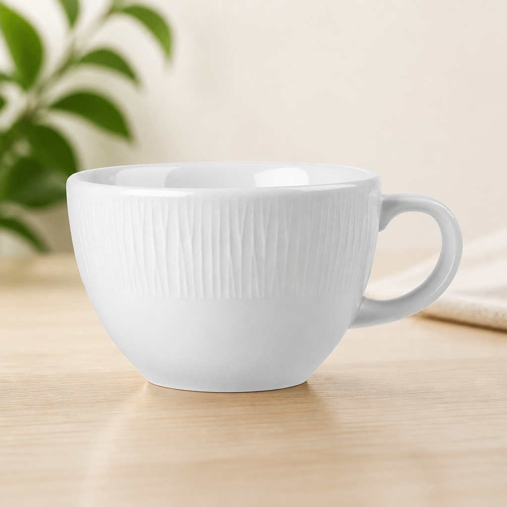 12oz Bamboo Tea Cups - Commercial Hot Beverage Serving Set