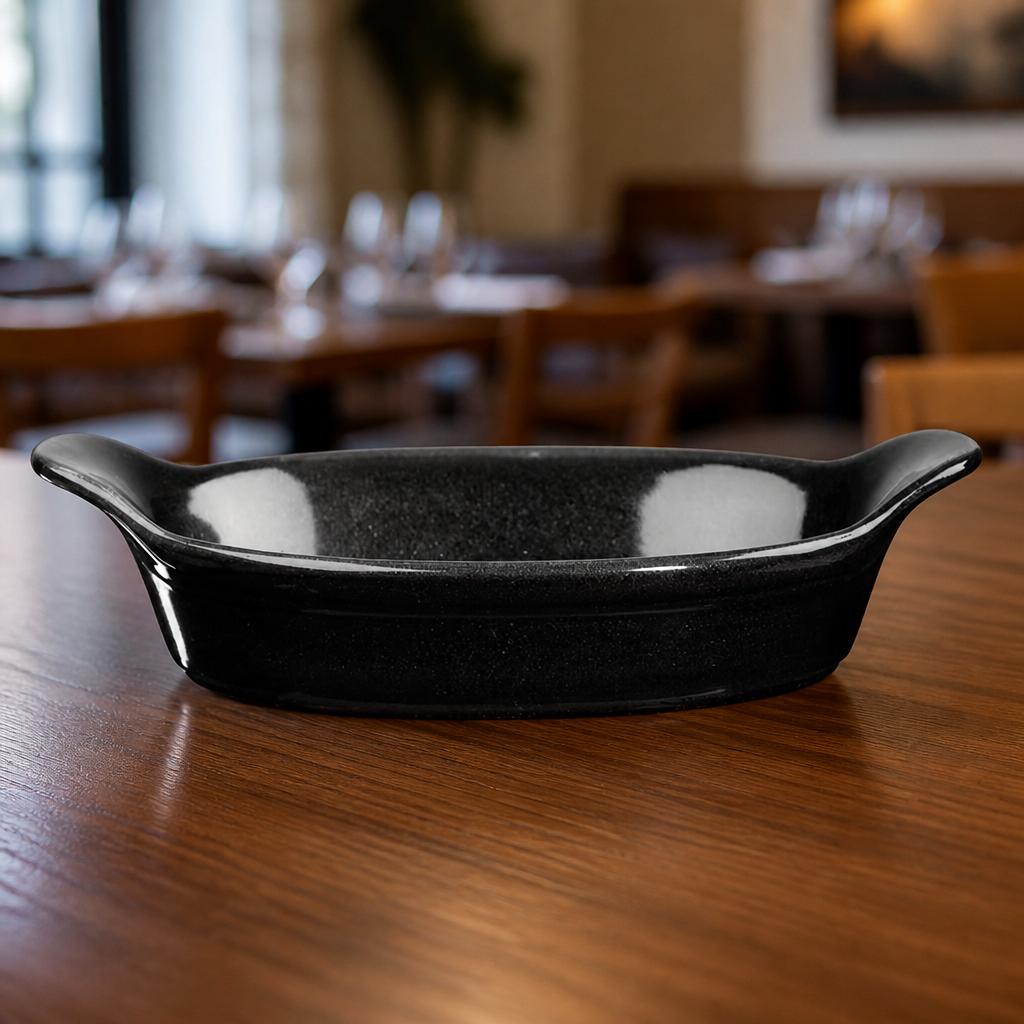 Large Round Eared Dishes 175mm 590ml Commercial Catering Set