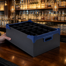 Commercial Glass Storage Carry Box for 24 Hi Ball Glasses