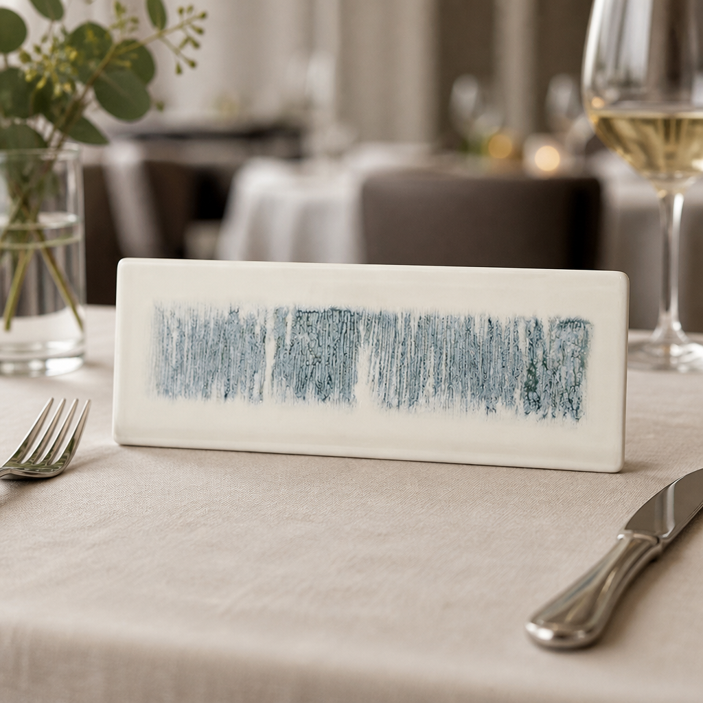 Commercial Tasting Trays 247x88mm Super Vitrified Ceramic 6 Pack