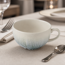 340ml Commercial Cappuccino Cups - 12 Pack Super Vitrified Ceramic