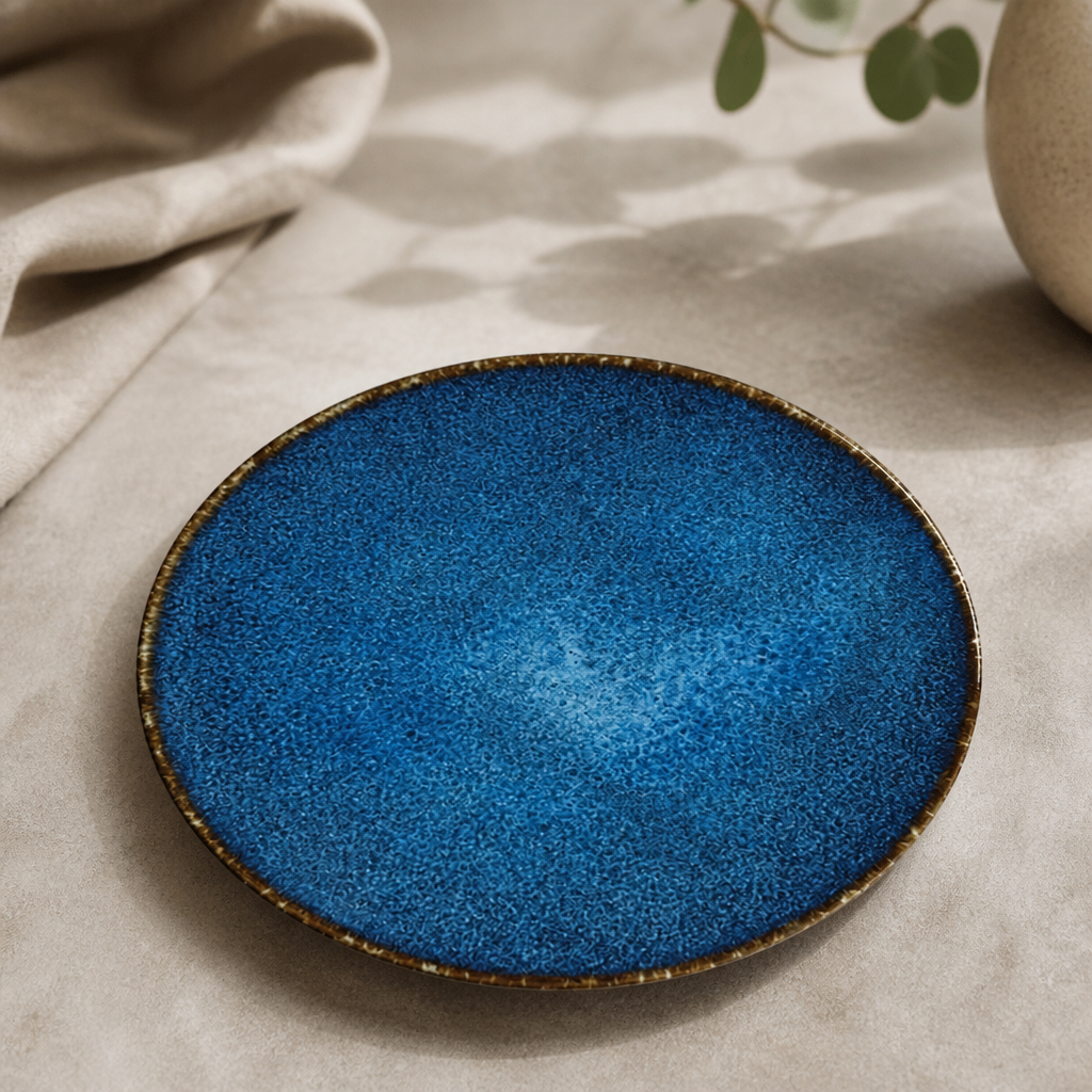 Commercial Wabi Sabi Coupe Plates Indigo 152mm 12 Pack