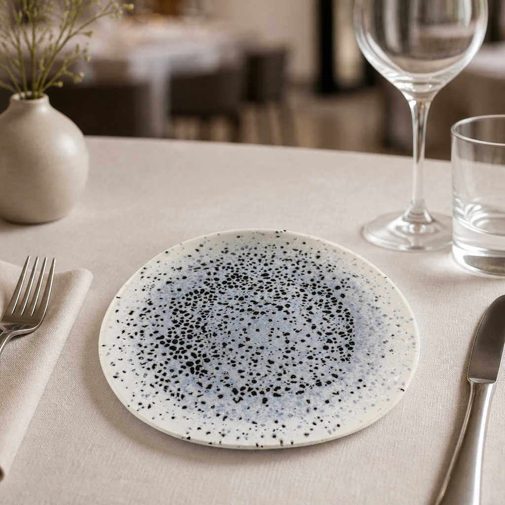 Commercial Round Plates 186mm Super Vitrified Ceramic 12 Pack