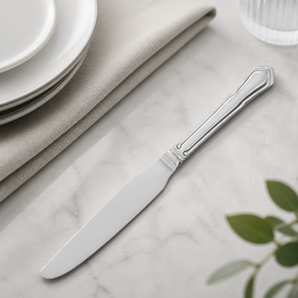 Commercial Dessert Knives Set of 12 Stainless Steel