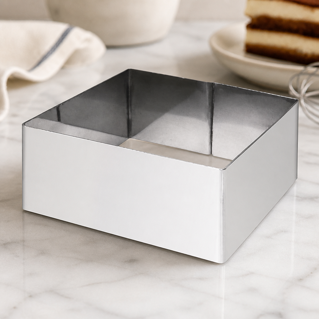 Commercial Square Mousse Ring 35 x 80 x 80mm Plating Mould