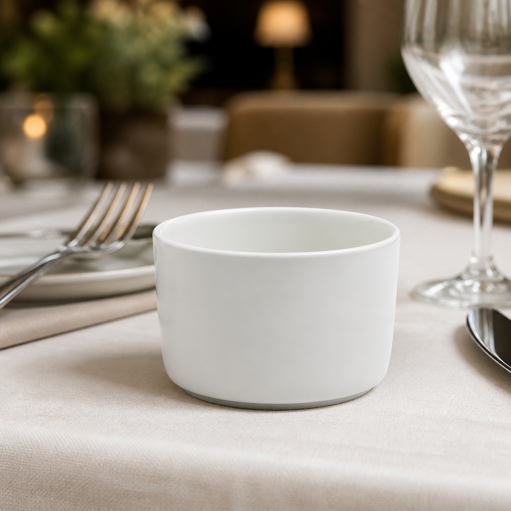 Commercial Porcelain Small Bowls 8oz - 12 Pack