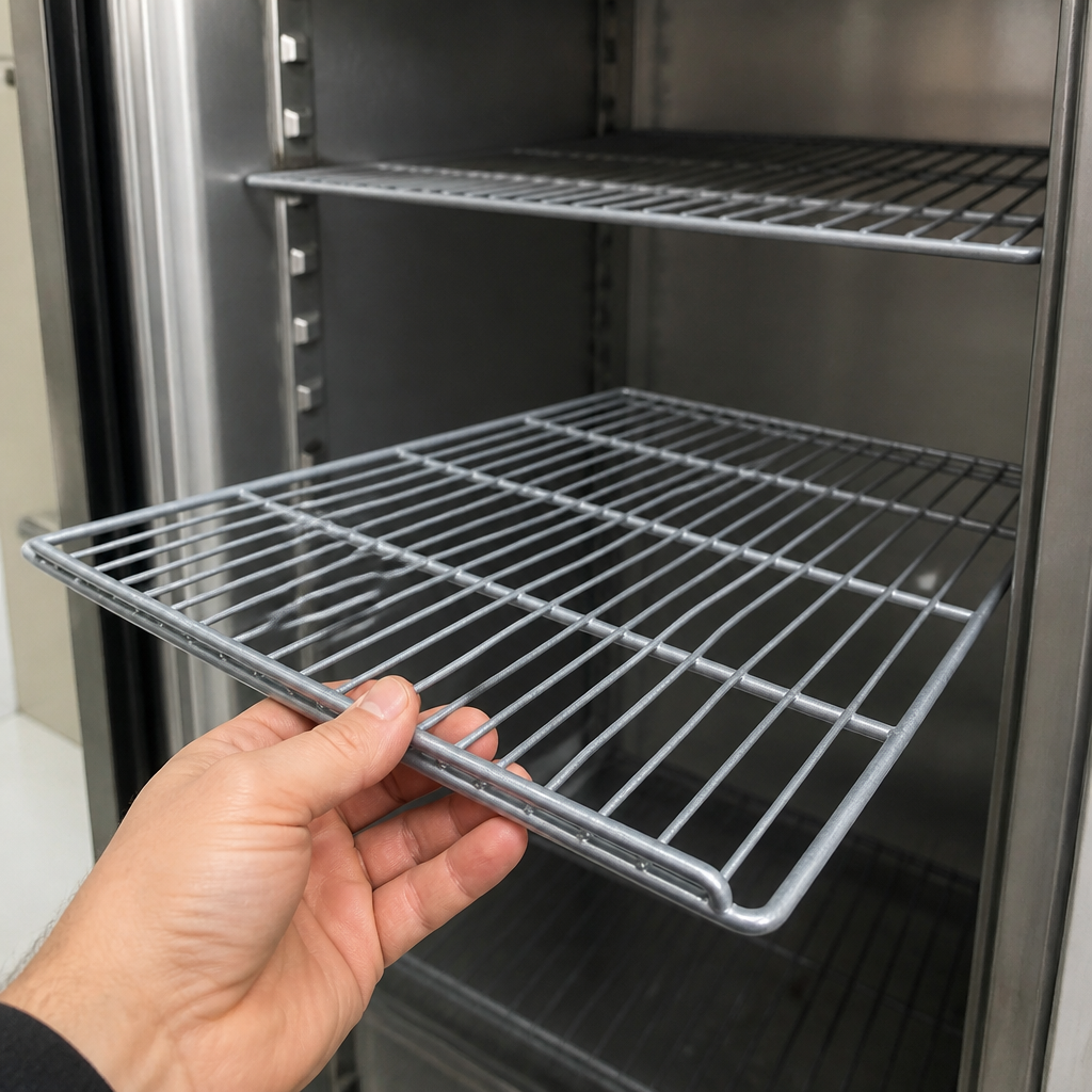 Genuine replacement shelf for commercial upright fridge 531mm