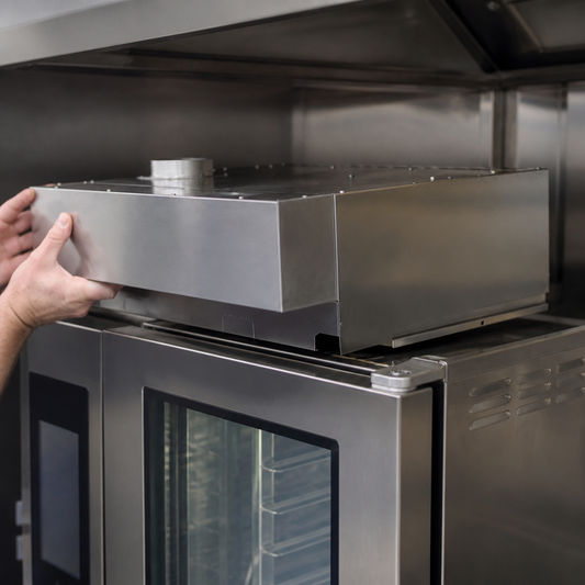 Commercial Extraction Hood for 6 x GN 1/1 Combi Oven