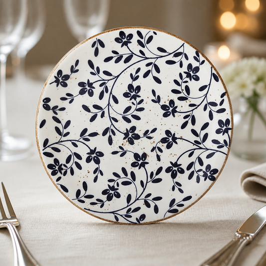 202mm Commercial Coupe Plates Blue - 12 Pack Catering Supplies