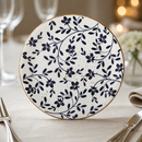 202mm Commercial Coupe Plates Blue - 12 Pack Catering Supplies