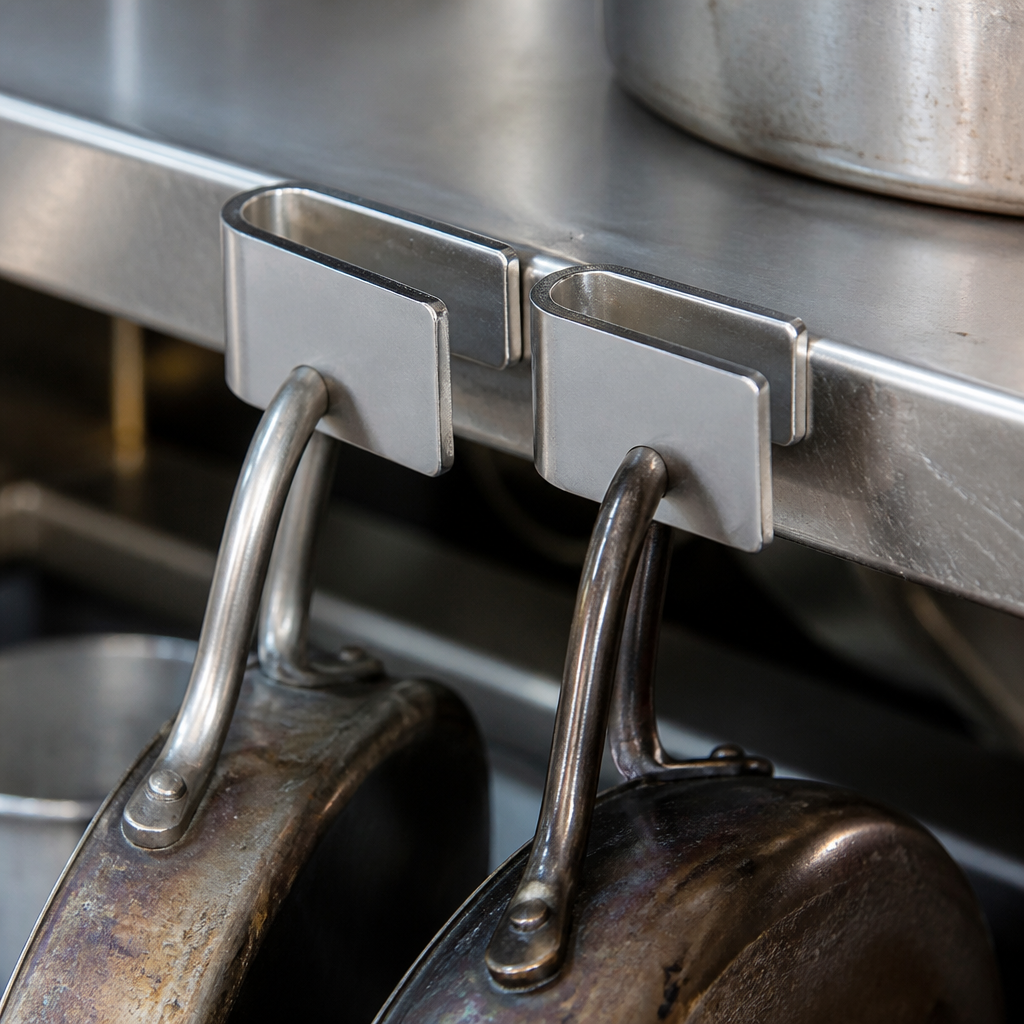 N Shape Commercial Shelving Hooks 2 Pack for Wire Units