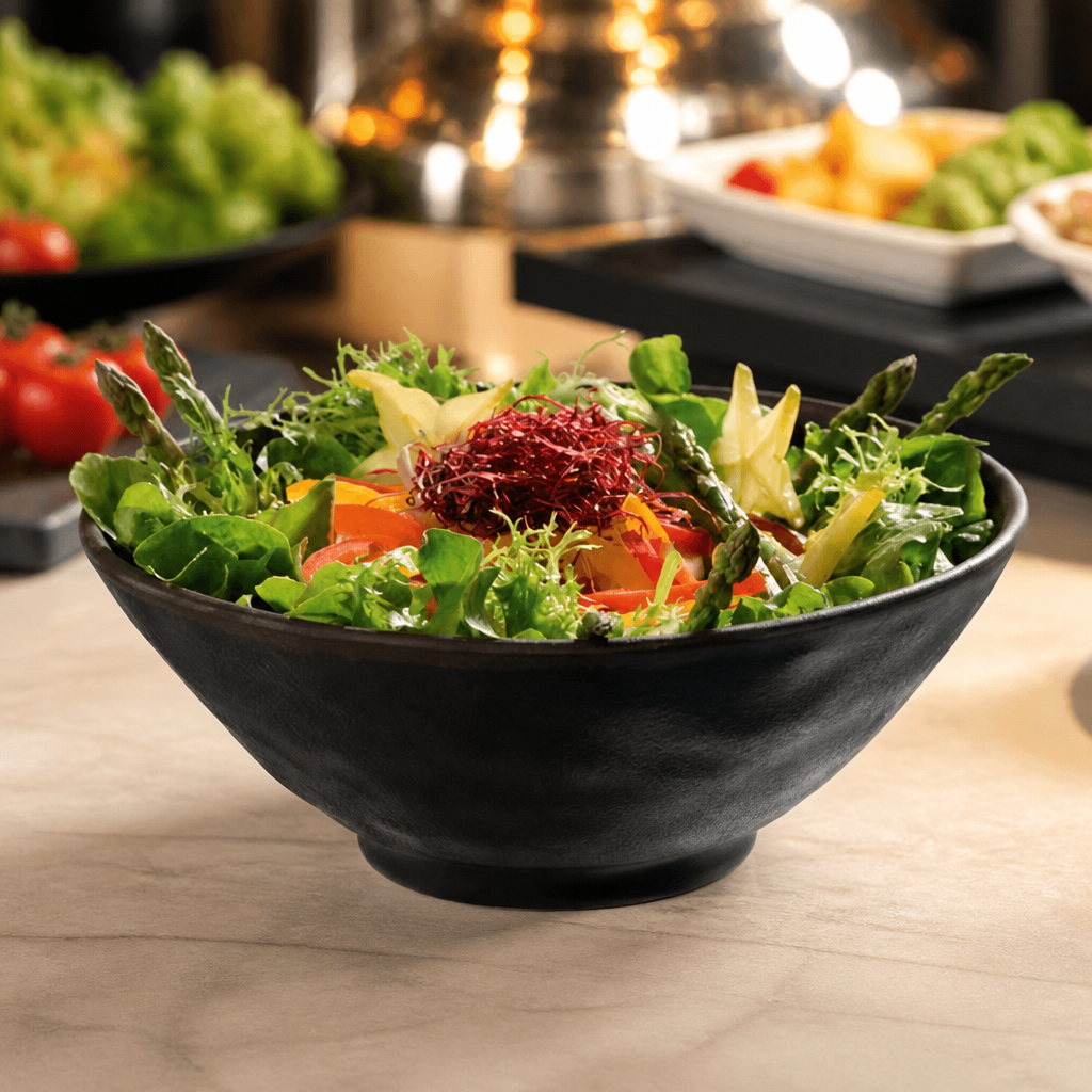 Commercial Melamine Bowl 190mm Diameter 0.8L Capacity