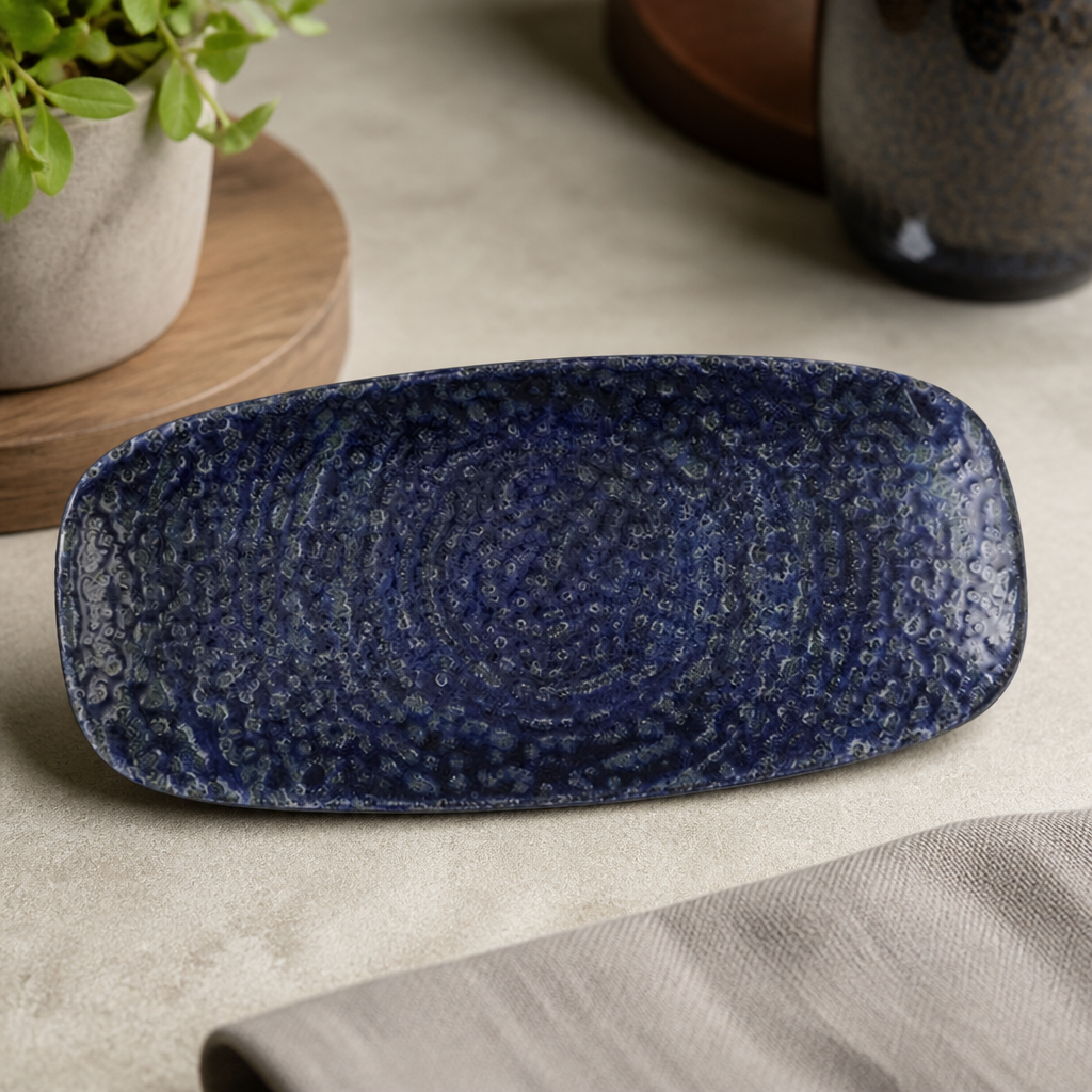 Commercial Oblong Plates 255 x 127mm - 12 Pack Chef's Dish