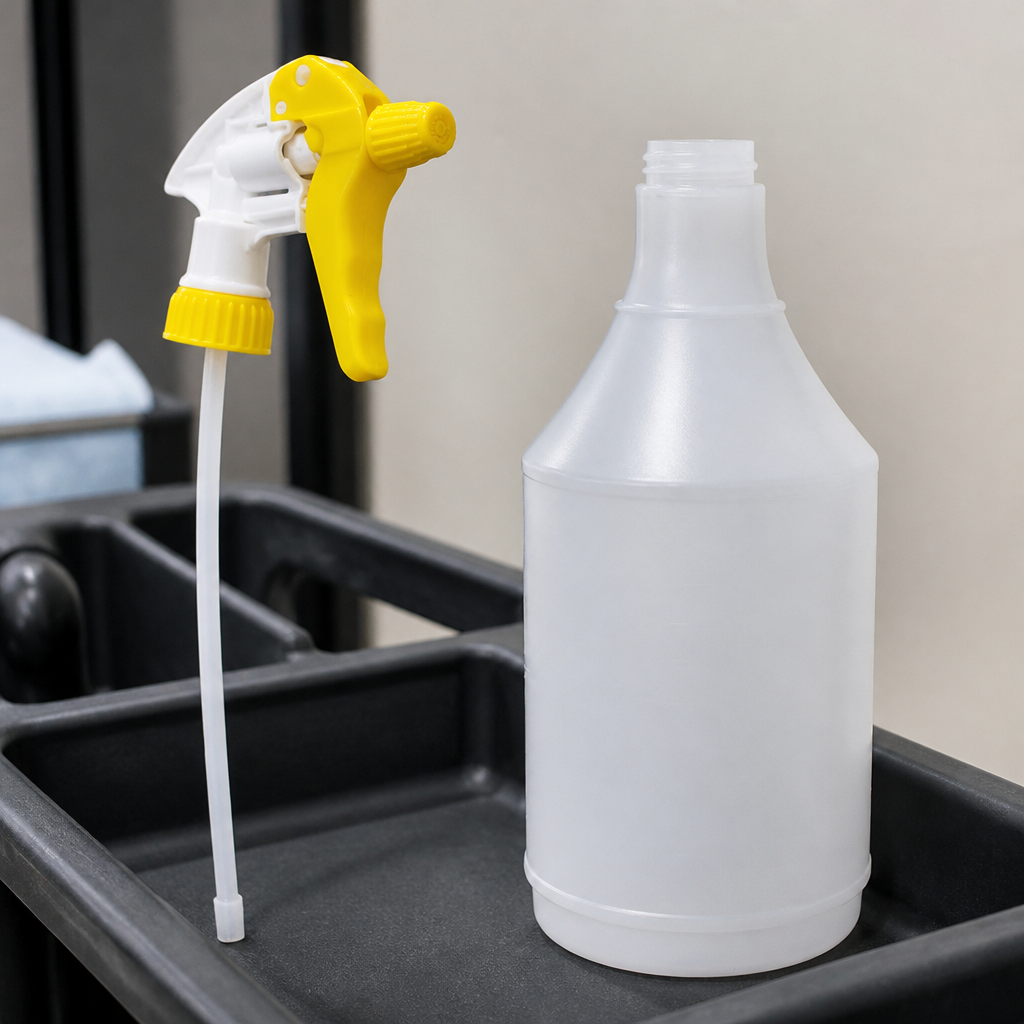 750ml Commercial Trigger Spray Bottle for cleaning tasks