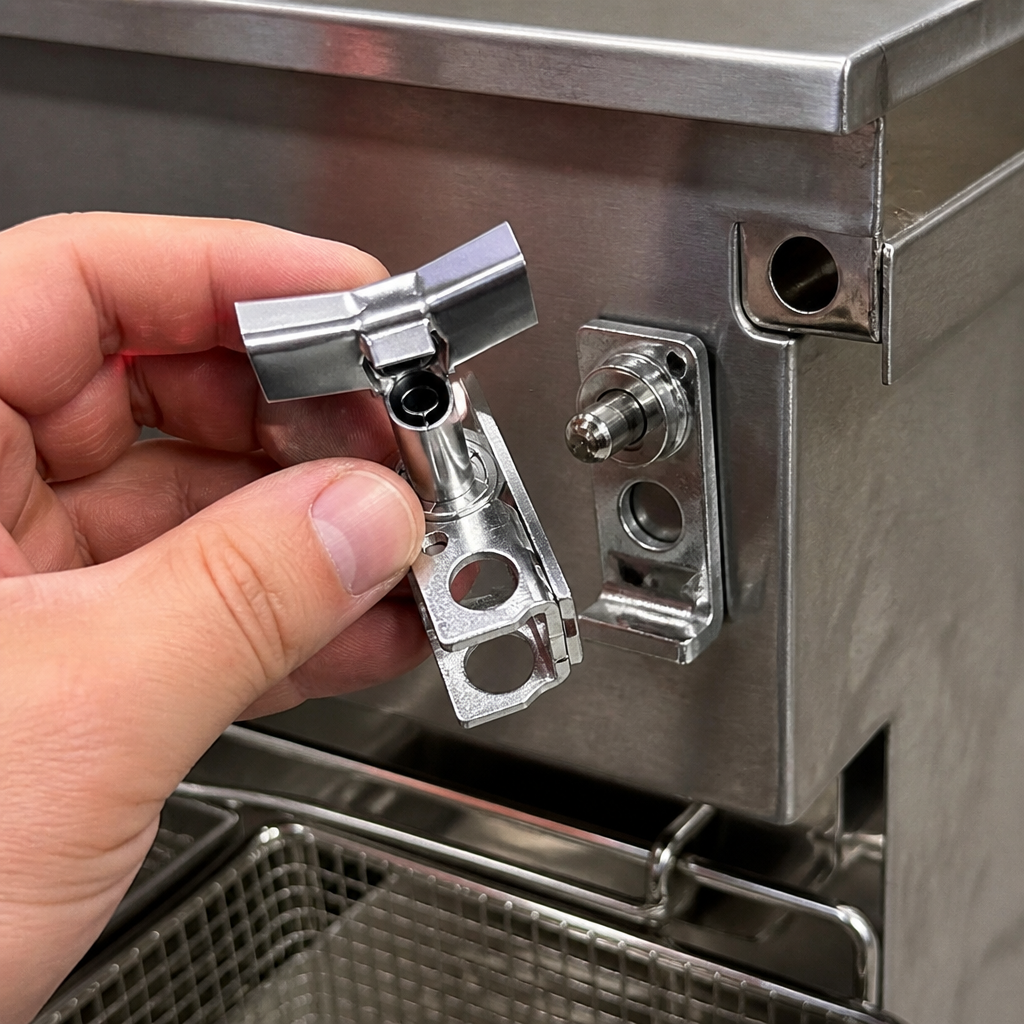 Commercial fryer pilot bracket replacement part 63.5mm high