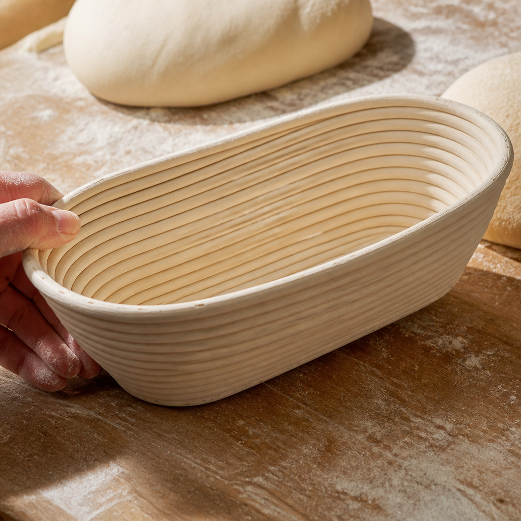 1500g Commercial Oval Bread Proofing Basket for baking