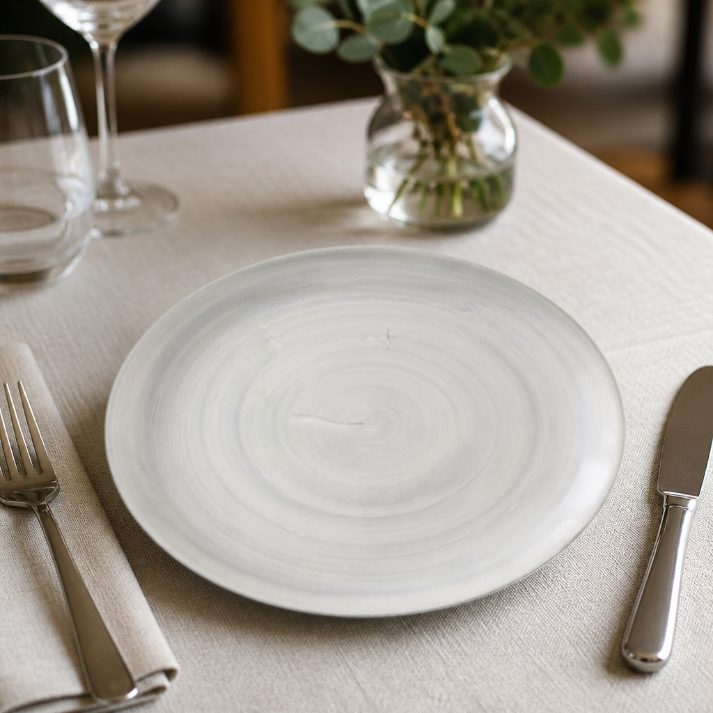 Commercial Coupe Plates 285mm Grey 12 Pack