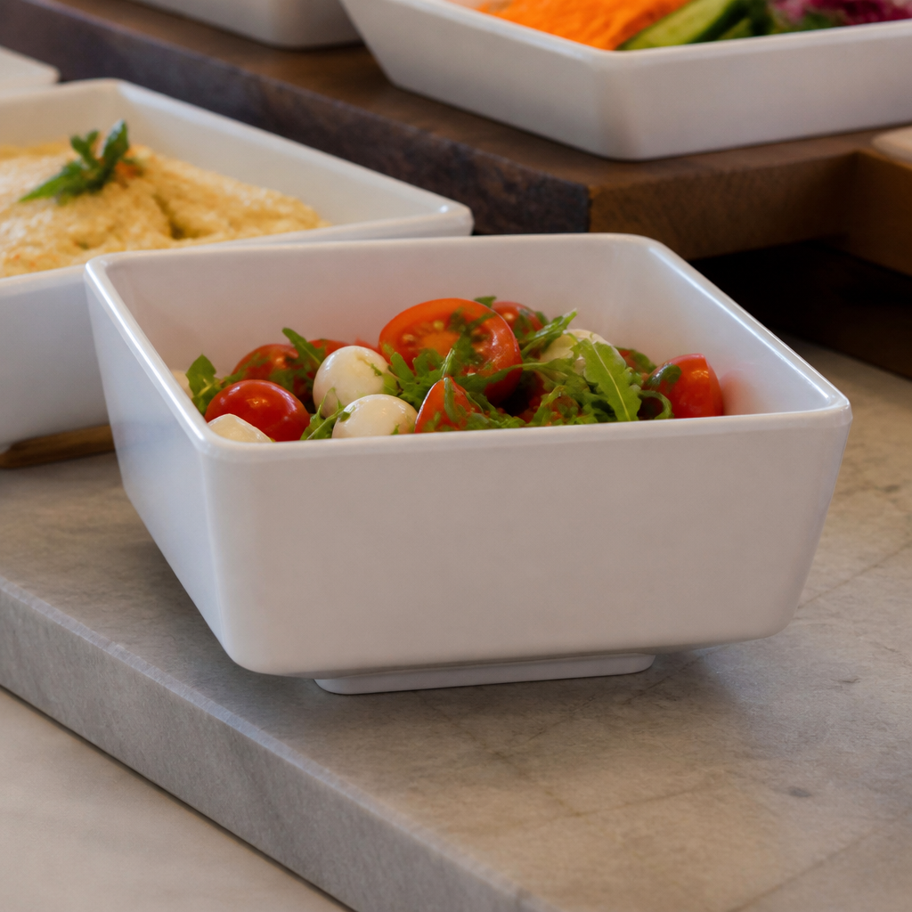 Commercial Melamine Float Bowl 125mm 500ml Dishwasher Safe