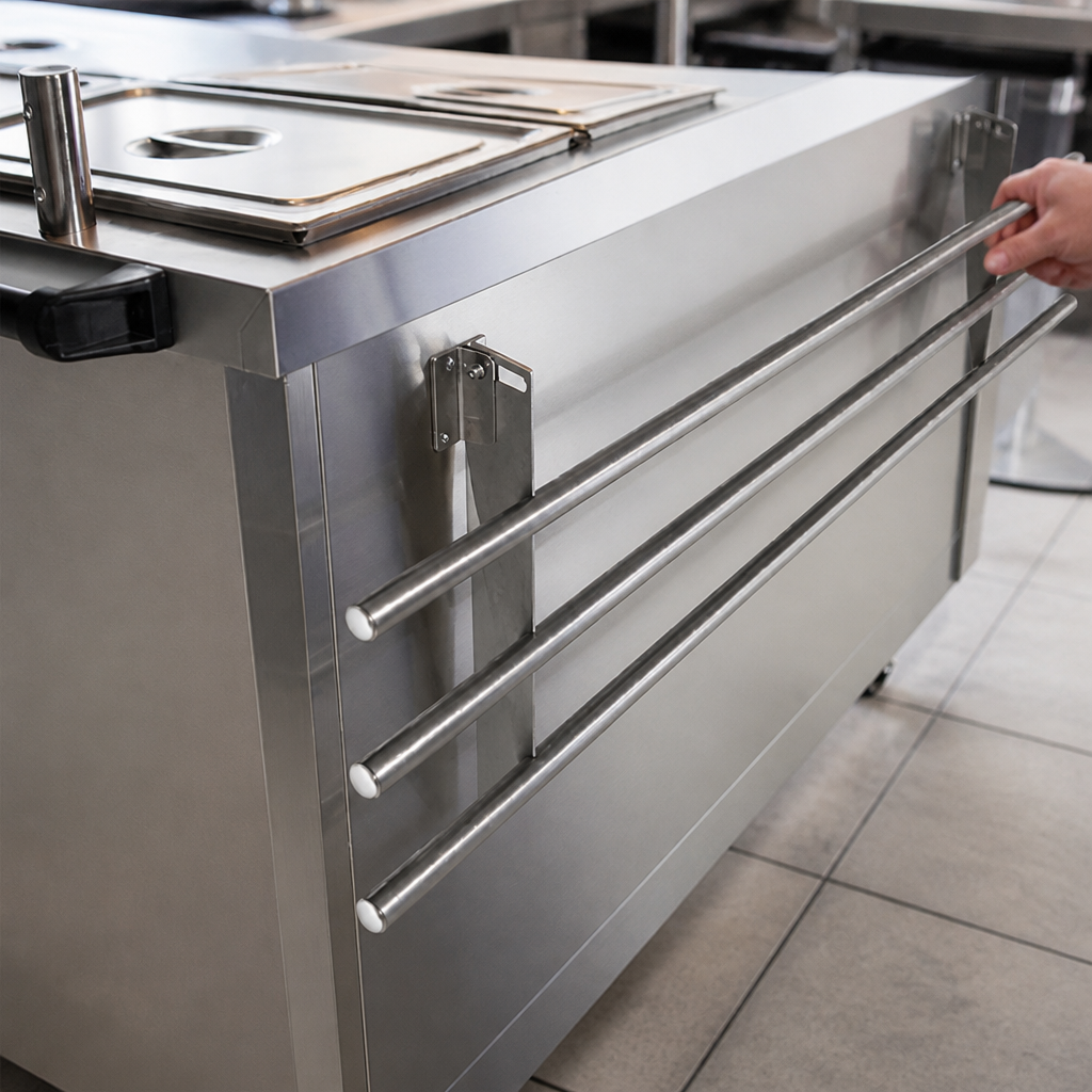 Commercial Drop Down Tray Slide for 5GN Hot Cupboards