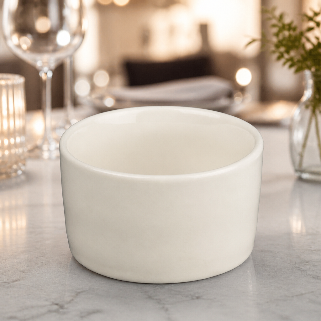 Ivory 70mm souffle dishes 12 pack for commercial use