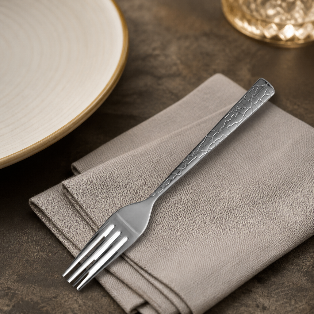 Commercial Kintsugi Dessert Forks 12 Pack Stainless Steel
