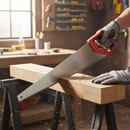 Premium 18-Inch Contractors Handsaw with Hardened Steel Blade and Precision Setting Teeth