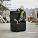 Premium Heavy Duty Site Box with Anti-Jemmy Security and 2X 5-Lever Deadlock - Ideal for Tool and Equipment Protection