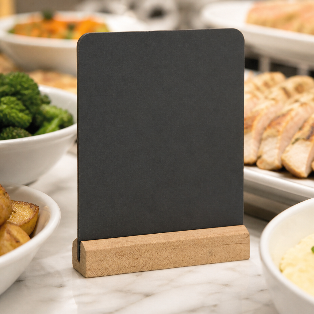 Mini Tabletop Blackboard 100x80mm for restaurants and bars