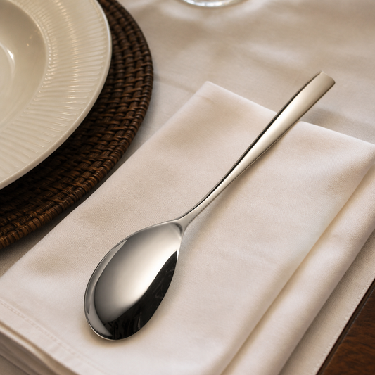Commercial Stainless Steel Serving Spoons 12 Pack 220mm