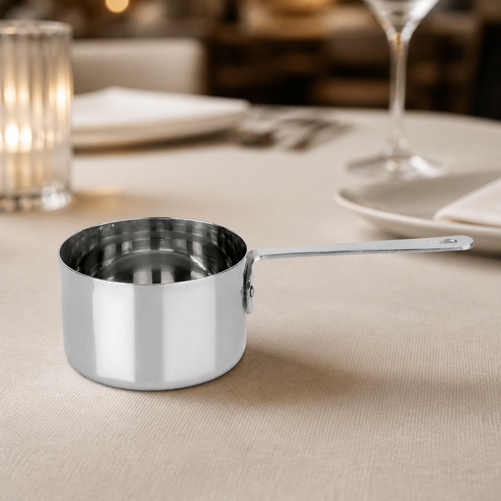 Commercial Mini Sauce Pan 70x45mm Stainless Steel