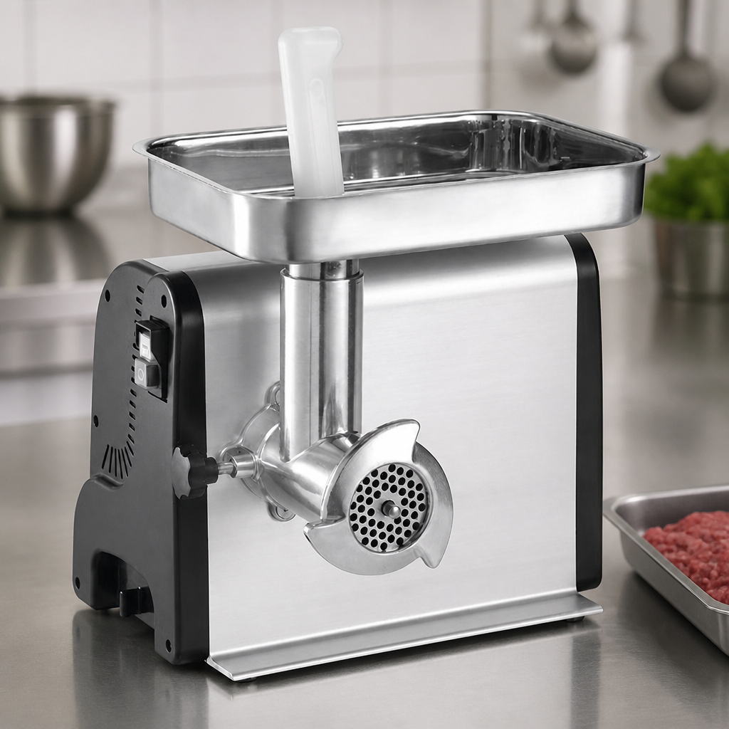 Commercial Meat Mincer 550W Stainless Steel Grinding Capacity