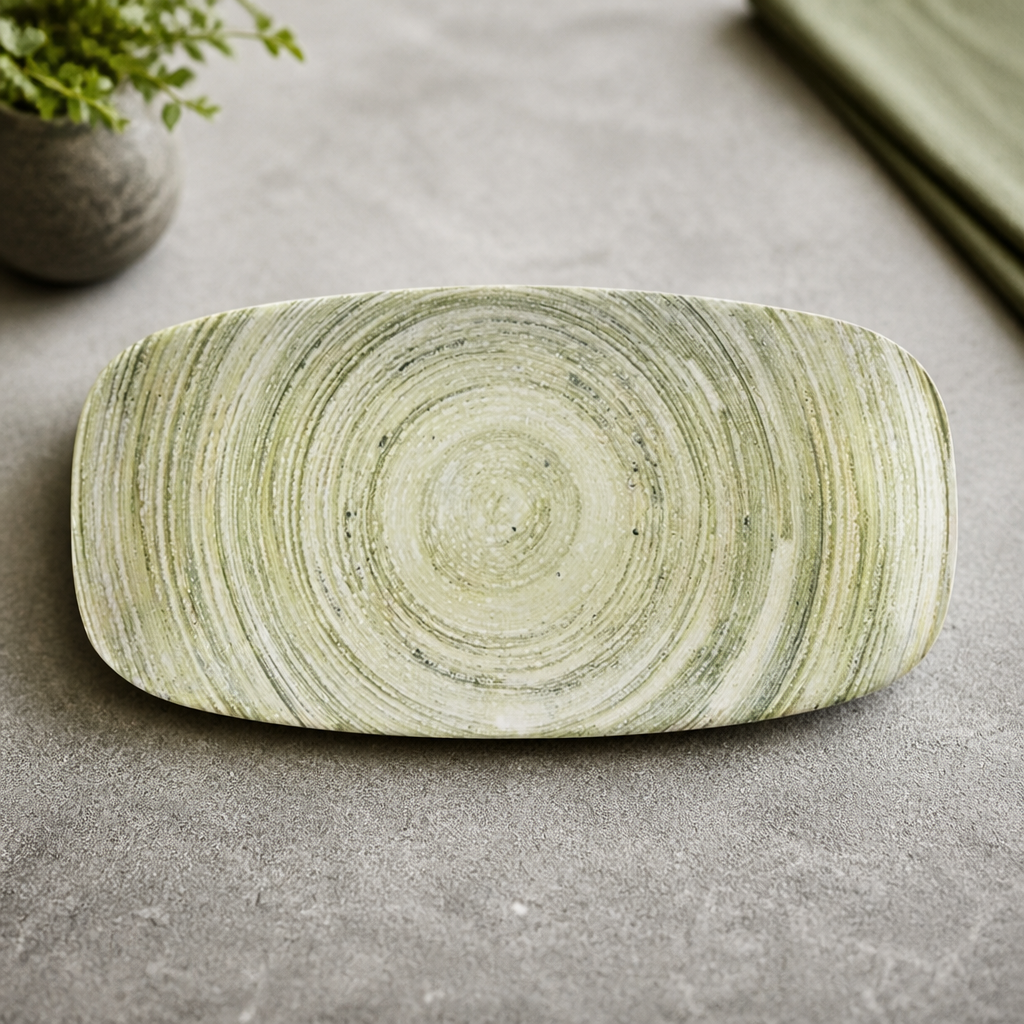 Commercial Oblong Plates 280 x 152mm - 12 Pack Durable Ceramic