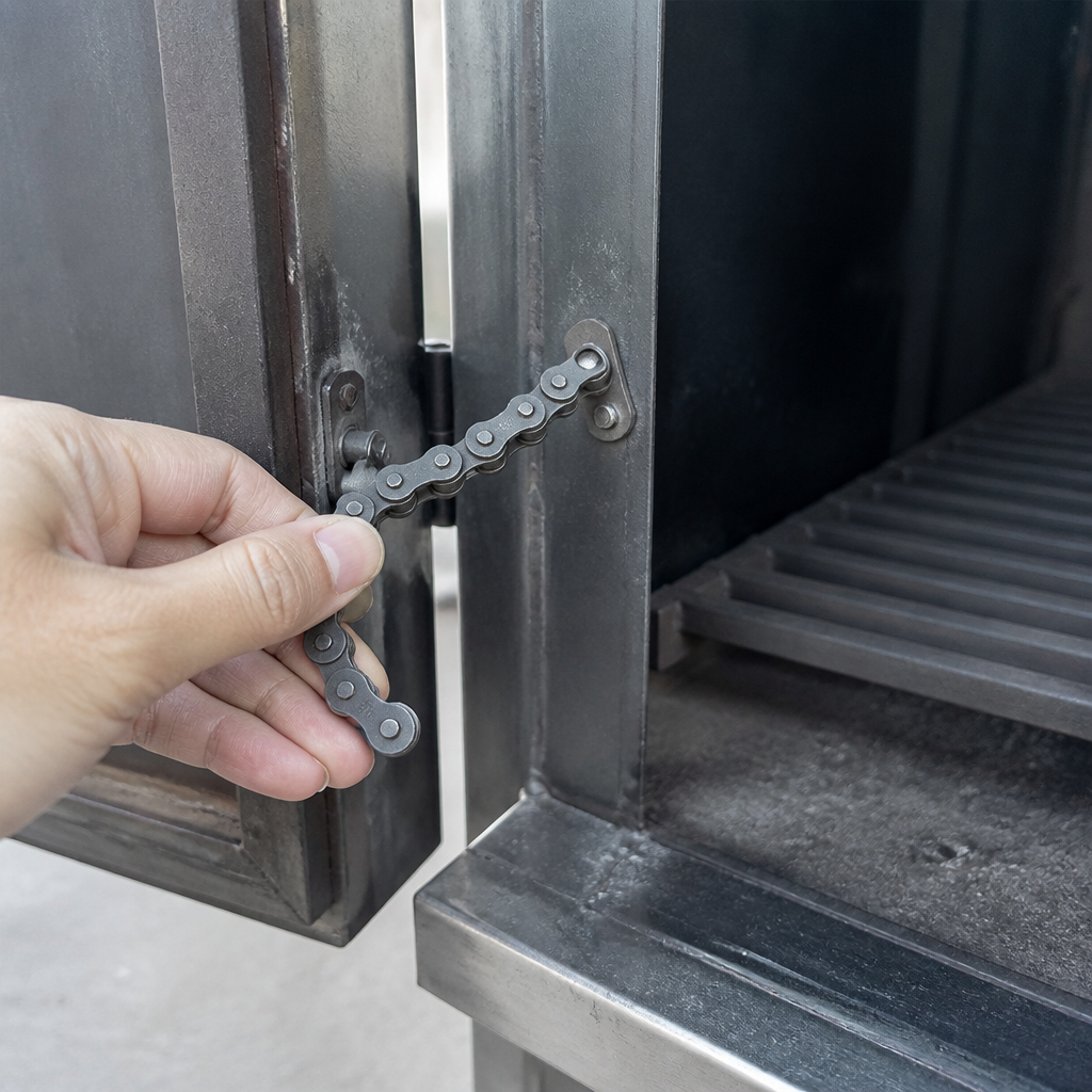 Commercial Charcoal Oven Grill Door Chain Replacement Part