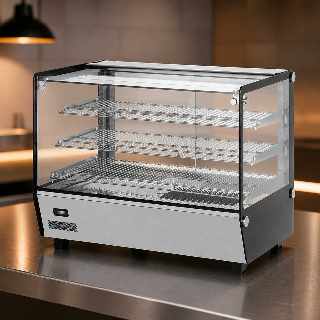 Commercial Countertop Heated Display Merchandiser 160Ltr