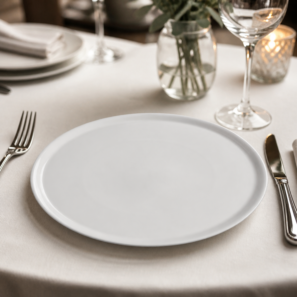 Commercial Pizza Plates 315mm Flat 12 Pack