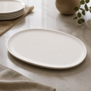 Commercial Moonstone Oval Plates 288mm - 6 Pack