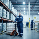 Premium Coldstore Coverall - Abrasion Resistant Oxford Polyester with Thermal Insulation and Reflective Tape for Enhanced Visibility