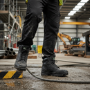 Premium Heavy Duty Hiker Styled Safety Boots - Size 5-14 with Robust Construction for Harsh Environments