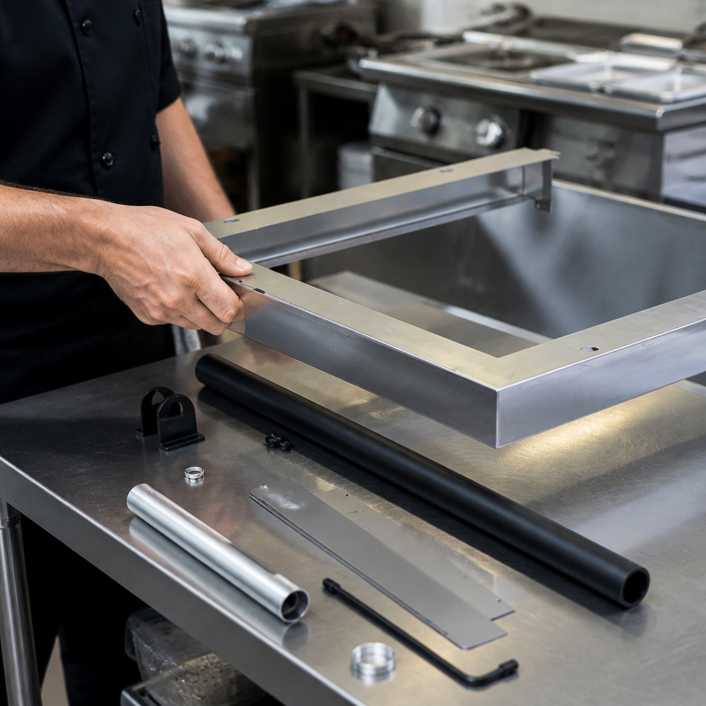 Commercial Oven Stacking Kit for efficient kitchen space management